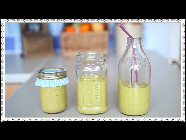 DIY: Mango & Avocado Smoothie Recipe | Haley Canter