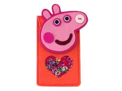 DIY Peppa pig phone case cover - Free Pattern