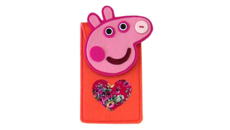 DIY Peppa pig phone case cover - Free Pattern