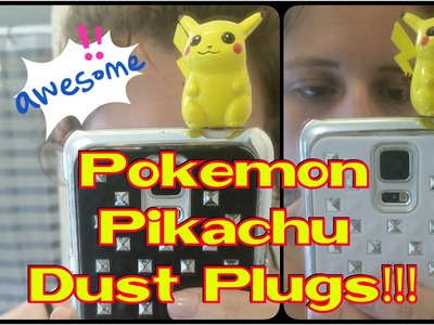 DIY Pokemon Pikachu Dust Plugs