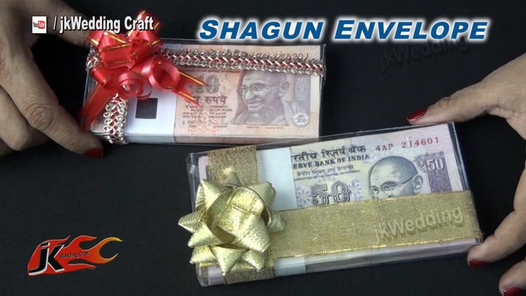 DIY Transparent Shagun envelope for gifting in wedding, baby shower | JKWeddingCraft 052