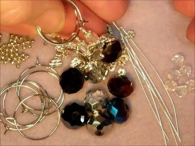 DIY Tutorials beading & Jewelry making: Wineglass Charms - Vinglas-markörer - material-kit