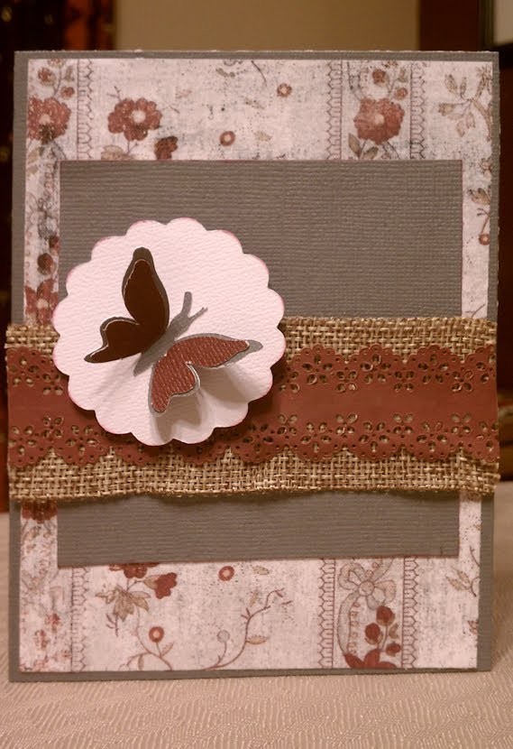 Everyday Butterfly Handmade Note Card