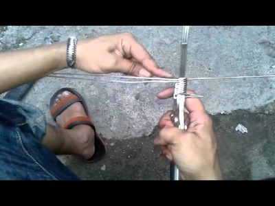 Handmade bangle stainless steel wire rod.