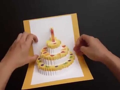 How to make beautiful handmade birthday card