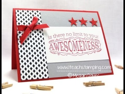 How to Use Stampin' Up's Big News to Make a Handmade Card