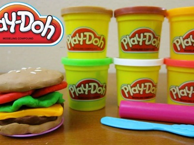 Play-Doh Hamburger | Fun & Easy Play Doh How To DIY!