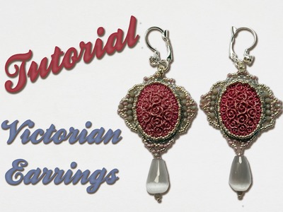 .:: Tutorial Victorian Earrings ::.- DIY- Come fare orecchini con cipollotti e rocailles- Ia parte