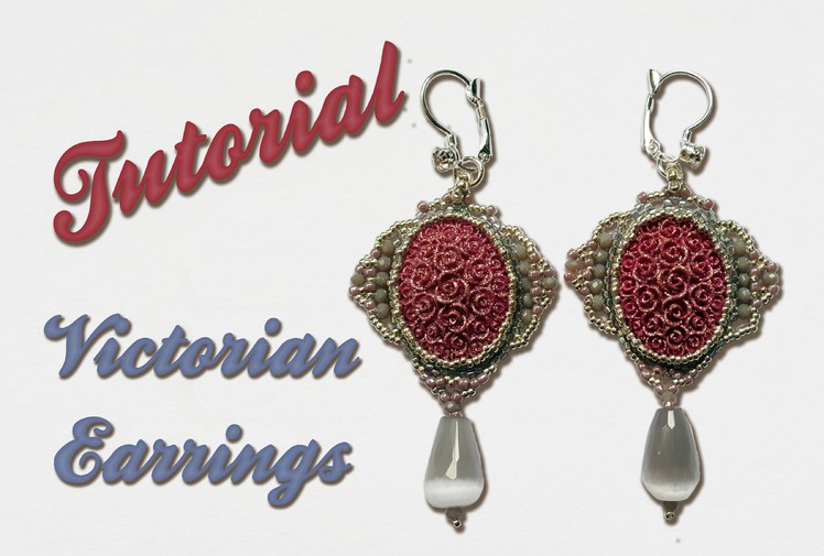 .:: Tutorial Victorian Earrings ::.- DIY- Come fare orecchini con cipollotti e rocailles- Ia parte