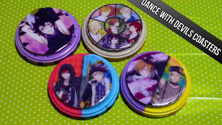 Anime Decorations DIY: Dance With Devils Coasters