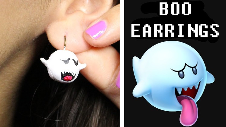 Boo Earrings DIY ♥