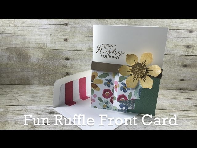 Create a Fun Ruffle on Your Handmade Card