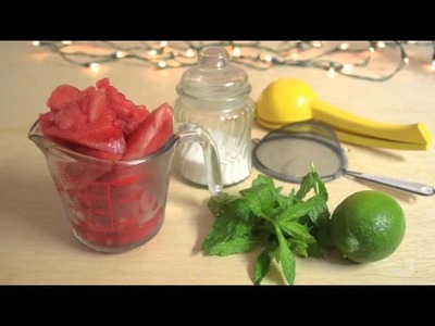 D.I.Y. Watermelon Cooler.Juice | Summer Drinks