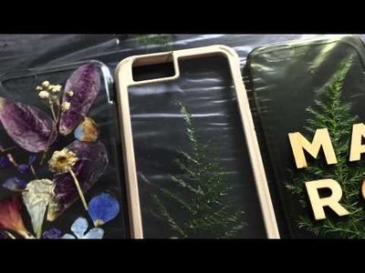 D.I.Y with ningzpie: Pressed flowers phone cases with resin