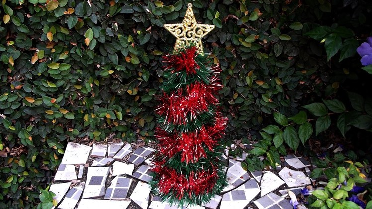 DIY - Árvore de festão | Especial Natal