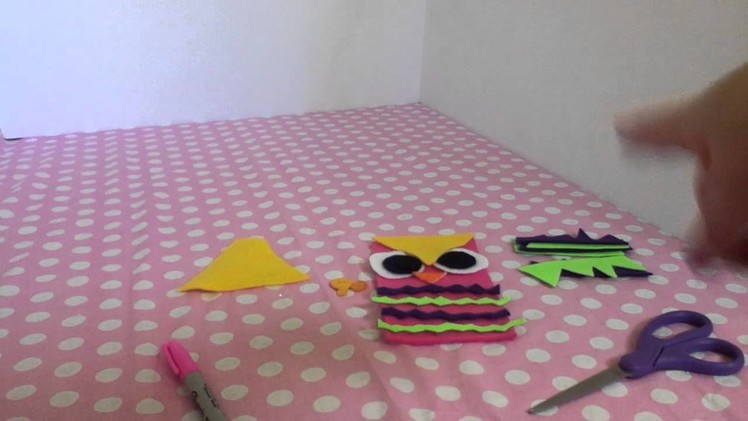DIY Back To School owl pencil case (2014)