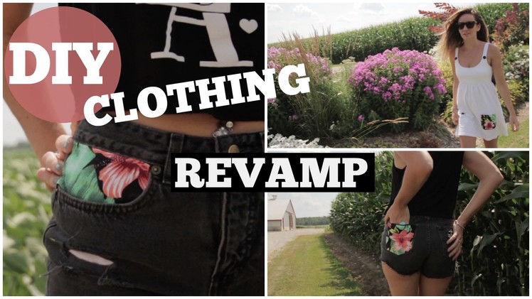 DIY Clothing - Revamp.Refashion Old Clothes - NO sew!