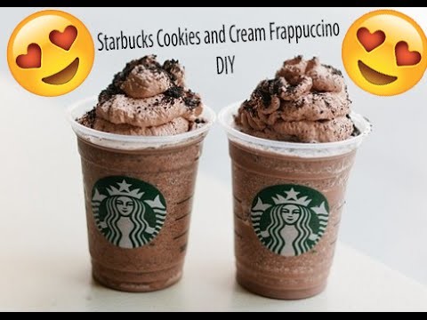 DIY:COOKIES AND CREAM FRAP FROM STARBUCKS!:)