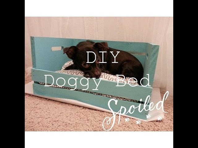 Diy Crate Doggy Bed