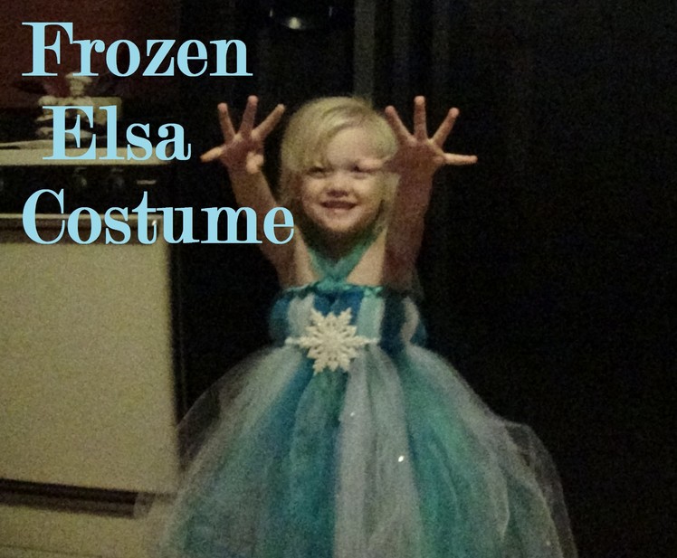 DIY Frozen Elsa costume