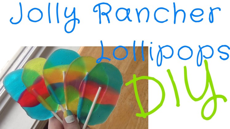 DIY Jolly Rancher Lollipops || Daisy Blake
