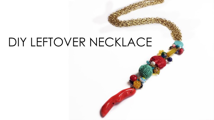 DIY Leftover Necklace - What to do with your leftover beads