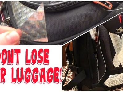 DIY Luggage Makeover Easy & Cheap (Dont Lose Your Luggage!)