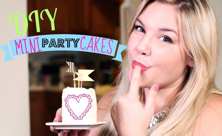 DIY Mini Party Cakes
