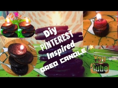 DIY Pinterest Inspired Oreo Candle ⭐️|HOLIDAY SEASON  |Lahna Amjad