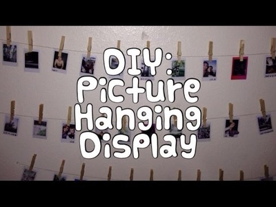 DIY Wall Decor ❀ | Fast & Easy Hanging Picture Display