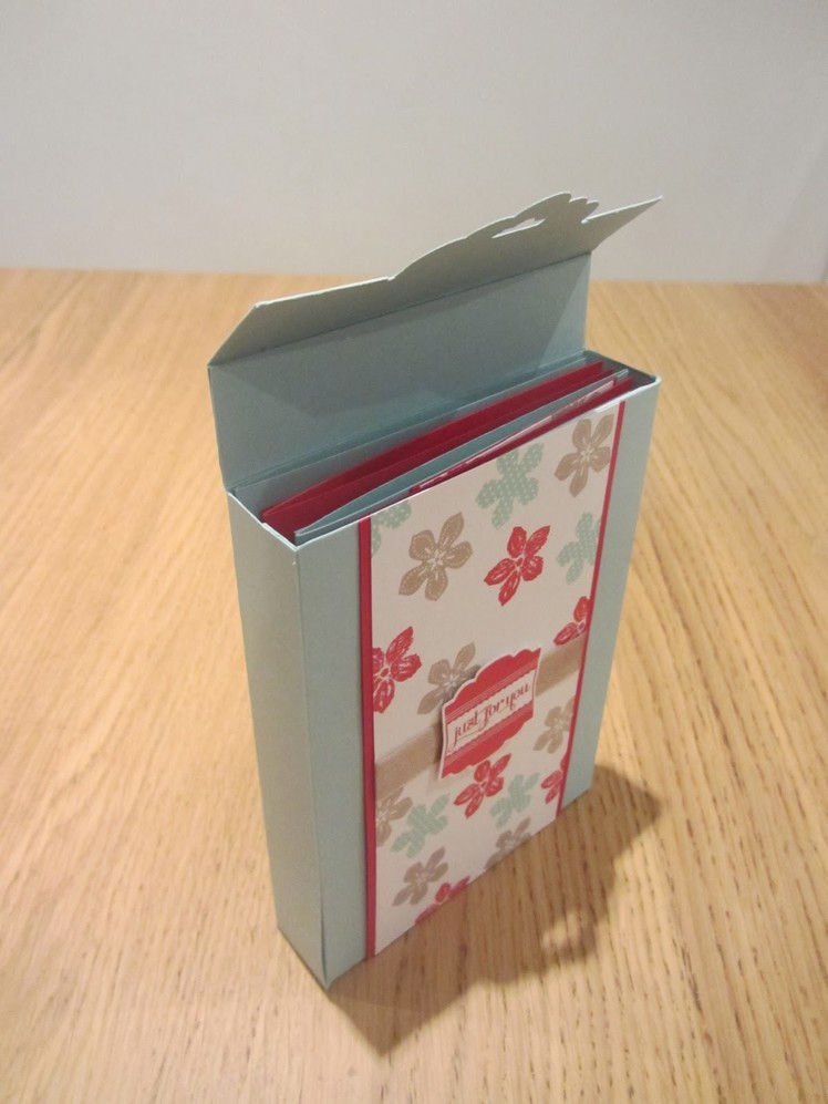 Handmade Cards Flowering Gift Box - Stampin' Up UK