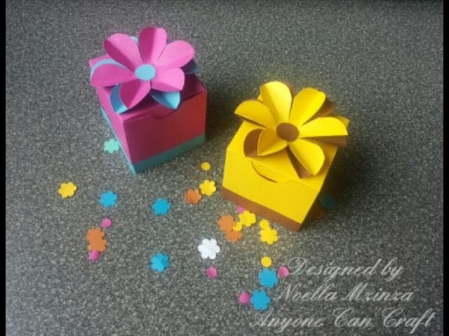 Handmade Cube Favour Box
