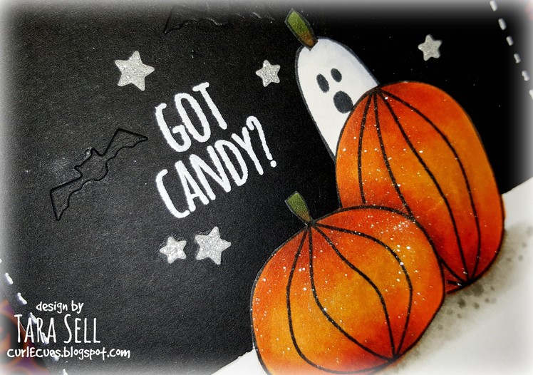 Handmade Halloween: Day 5 ~ Interactive Ghost Card featuring Essentials by Ellen