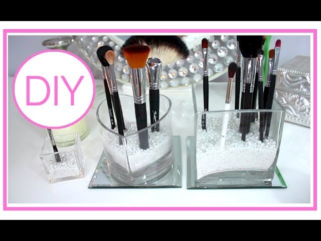 How I Store My Makeup Brushes ♡ DIY