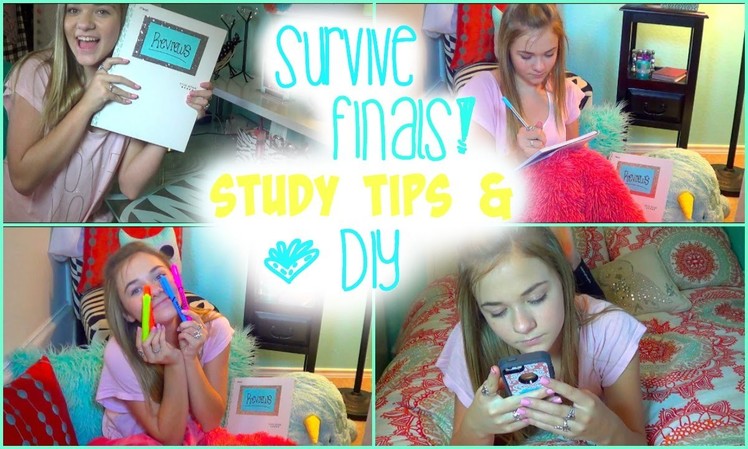 How To Get Ready For Finals! Study Tips & DIY School Supplies