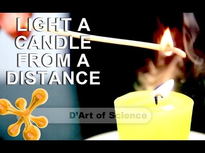 How to Light a Candle Without Touching it- Cool DIY Science Experiment - dartofscience