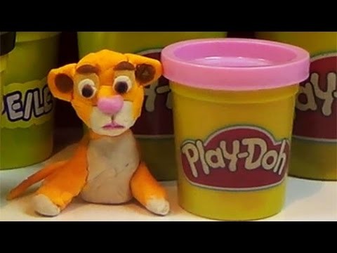 Lion King Simba Disney handmade from Play Doh