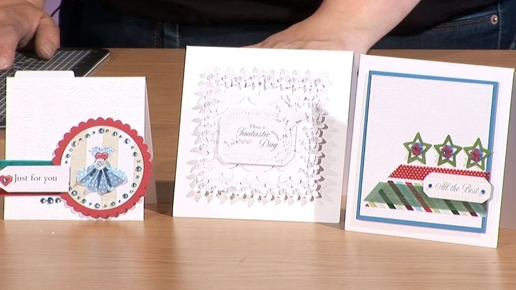 Making Frames And Toppers For Handmade Cards | docrafts Creativity TV
