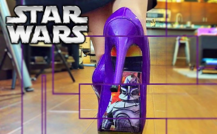 Star Wars Upcycled Shoe DIY