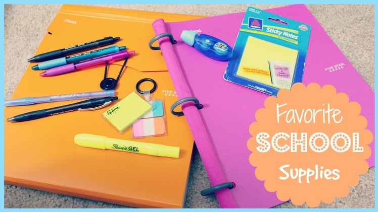 Top 10: Favorite School Supplies | Alexa’s DIY Life