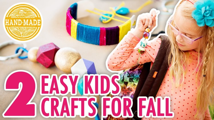 2 Fall Kids' Crafts with Special Guest Lulu! - HGTV Handmade