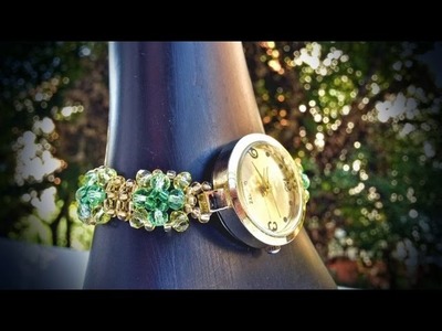 Beaded watch - tutorial handmade jewellery
