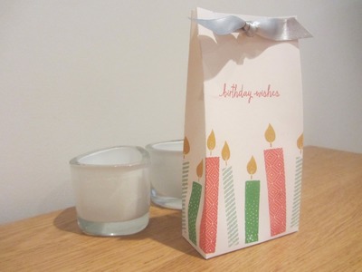 Build-a-Birthday Handmade Gift Bag Tutorial, Stampin' Up UK Sneak Peak