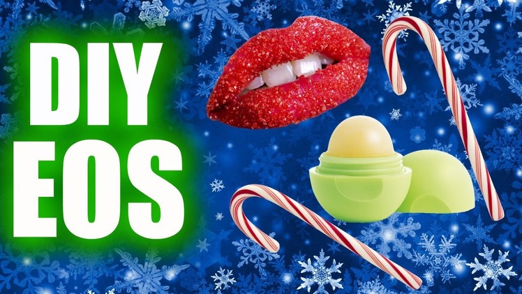 DIY Candy Cane EOS & Lip Scrub! With REAL Candy Canes!