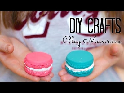 DIY Crafts: Modeling Clay Macaron - Room & Kitchen Decor