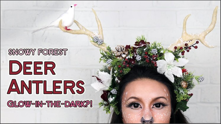 DIY Deer Antlers | GLOW IN THE DARK