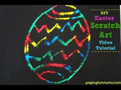 DIY Easter Scratch Art!