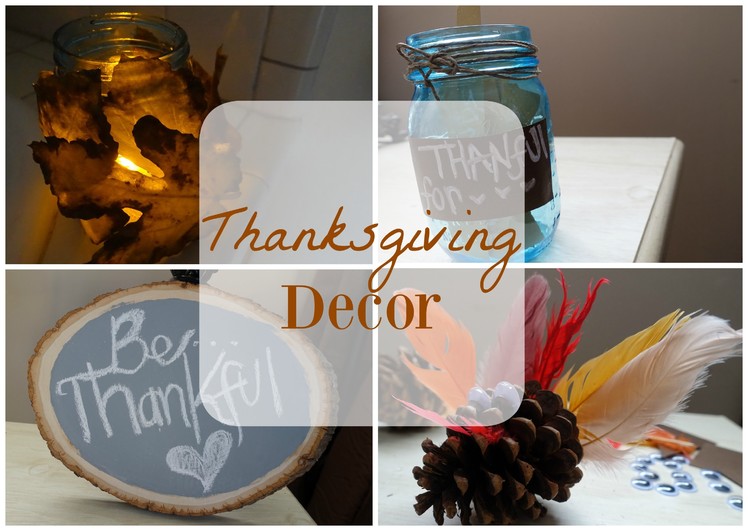 DIY Fall.Thanksgiving Decor | Pinterest Inspired