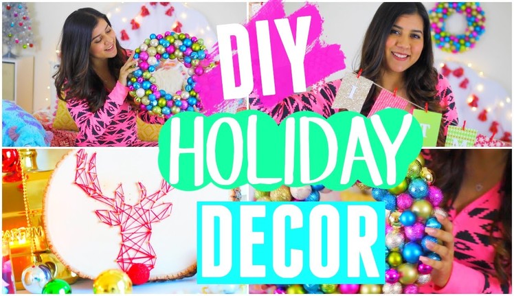 DIY Holiday Room Decor!! 2015