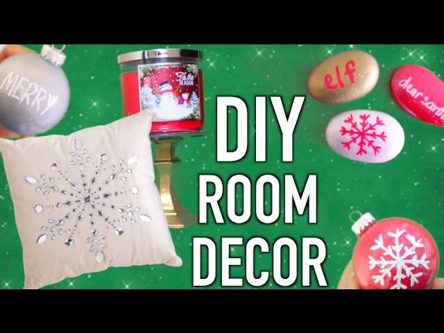 DIY Holiday Room Decorations! Easy Room Decor 2015